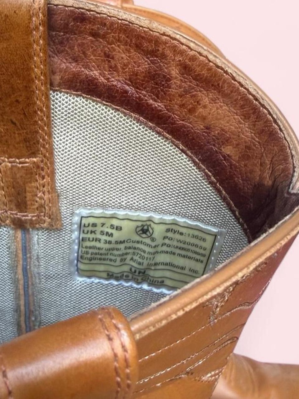 Ariat Tan Western Leather Tassel Mid-Calf Boots - Women - Picture 4 of 5